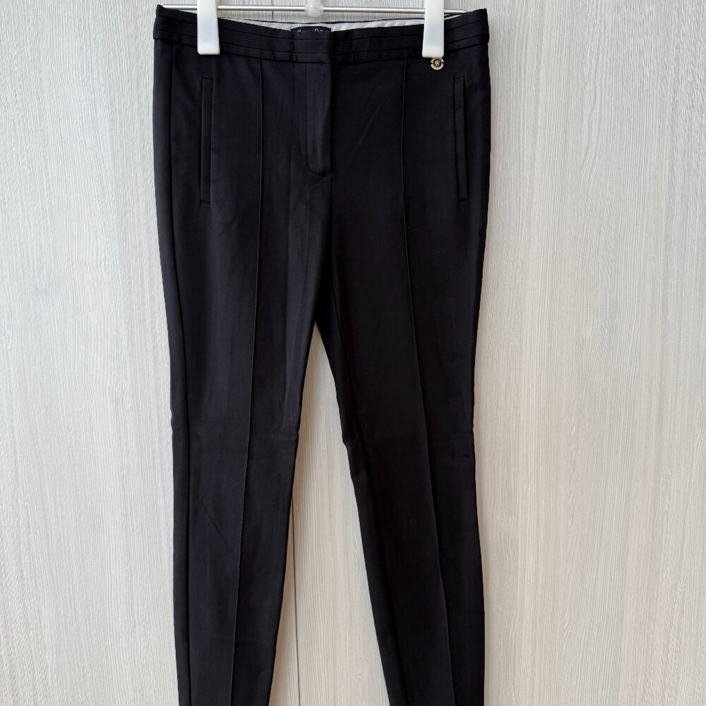 Massimo Dutti Black Slim Trousers – EU 38